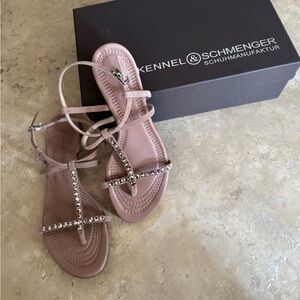 Kennel & Schmenger flat strappy sandals w/box